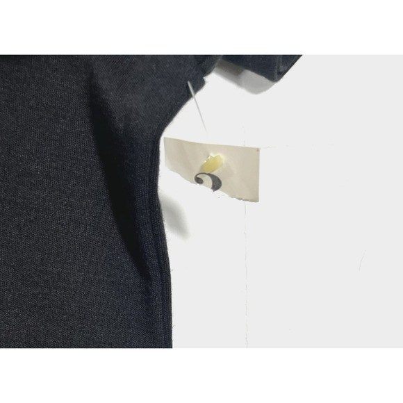 Lennie for Nina Leonard Wool Blend Sweater Maxi Dress Short Sleeve 2X Black New - Picture 7 of 9